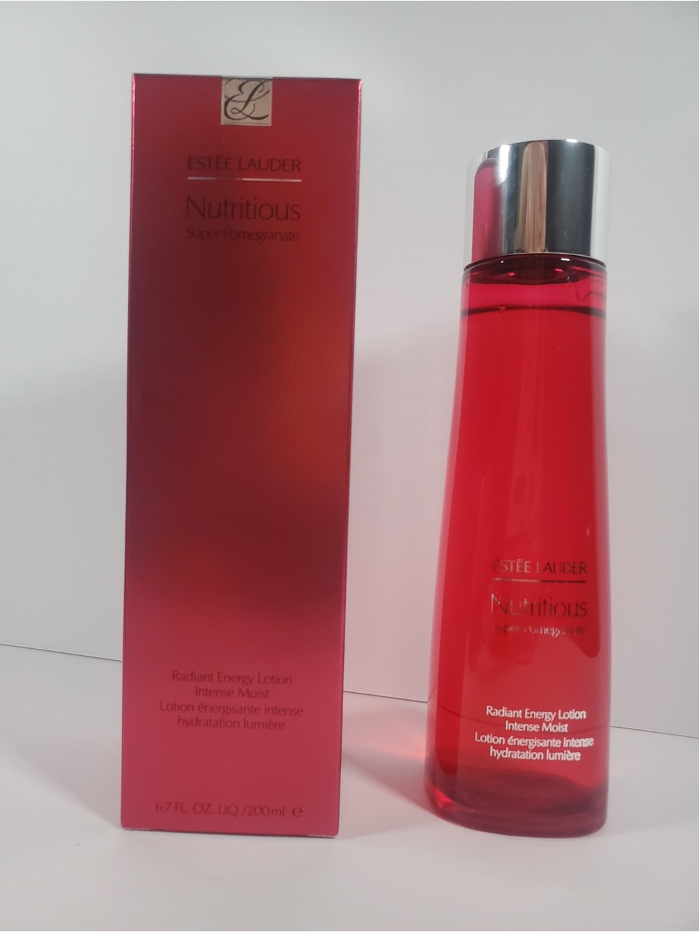 Estee Lauder Nutritious Super-Pomegranate Radiant Energy Lotion 6.7oz NIB